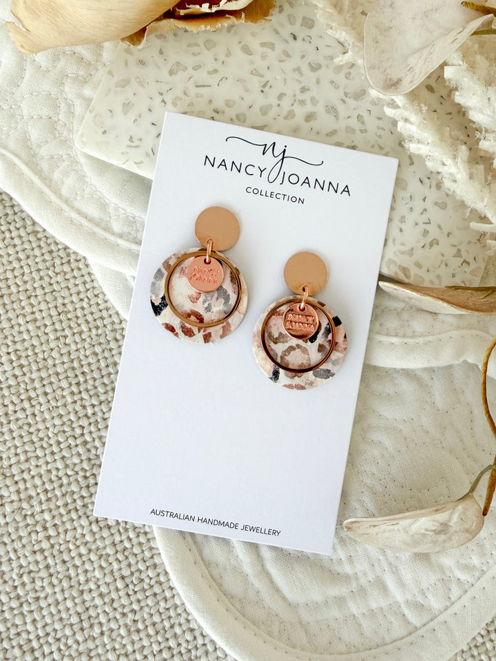Blushing Leopard Round Drops