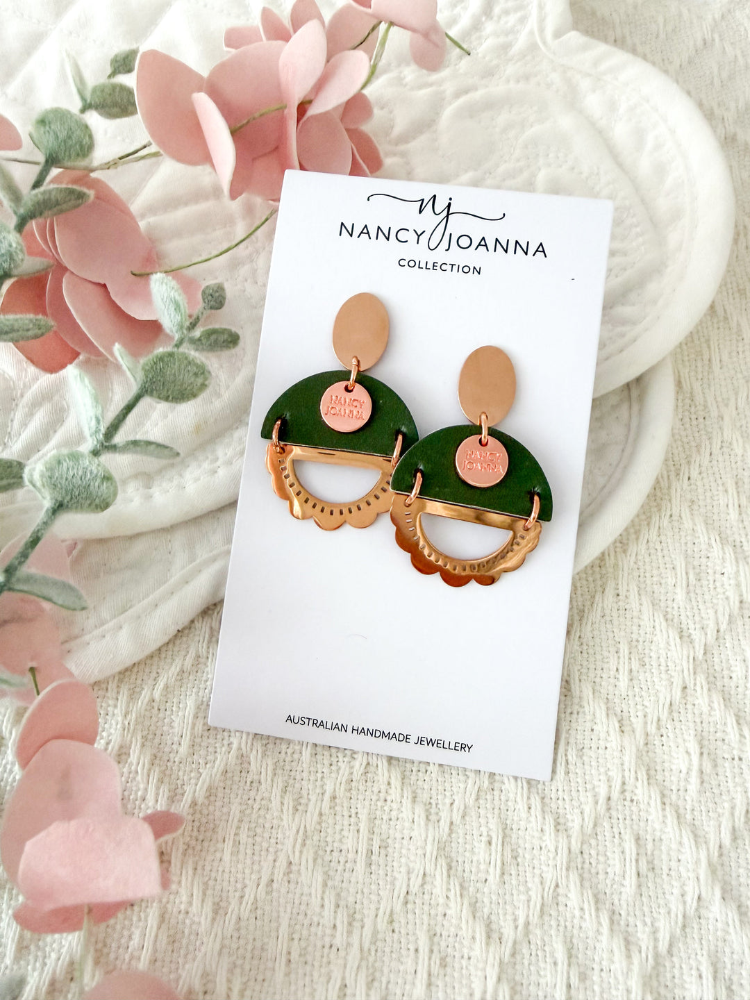 Forest Charm Round Drops Nancy Joanna
