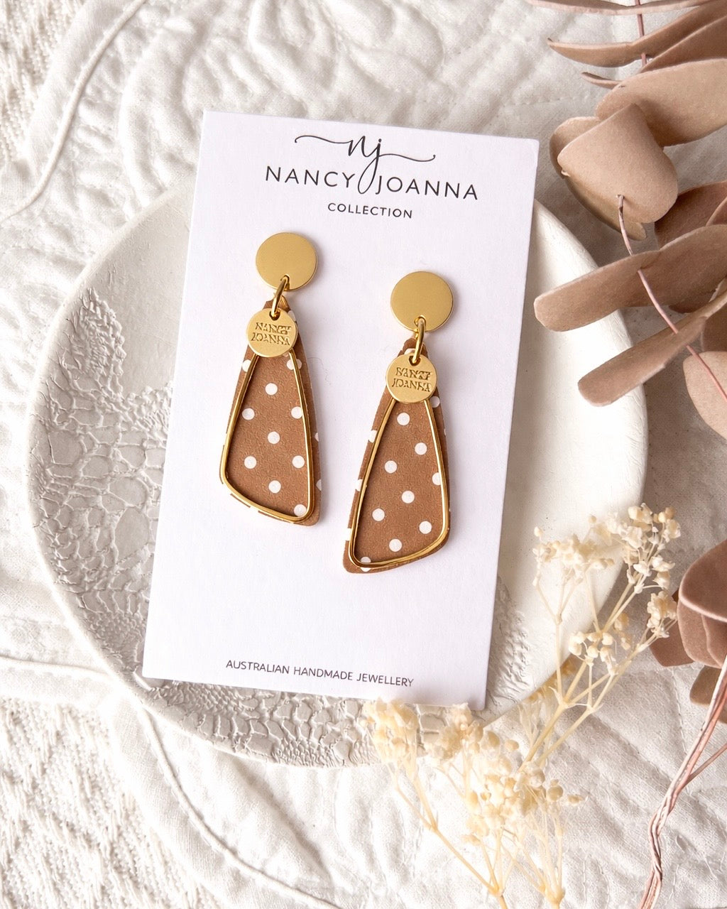 A Spot of Caramel Side Drops Nancy Joanna