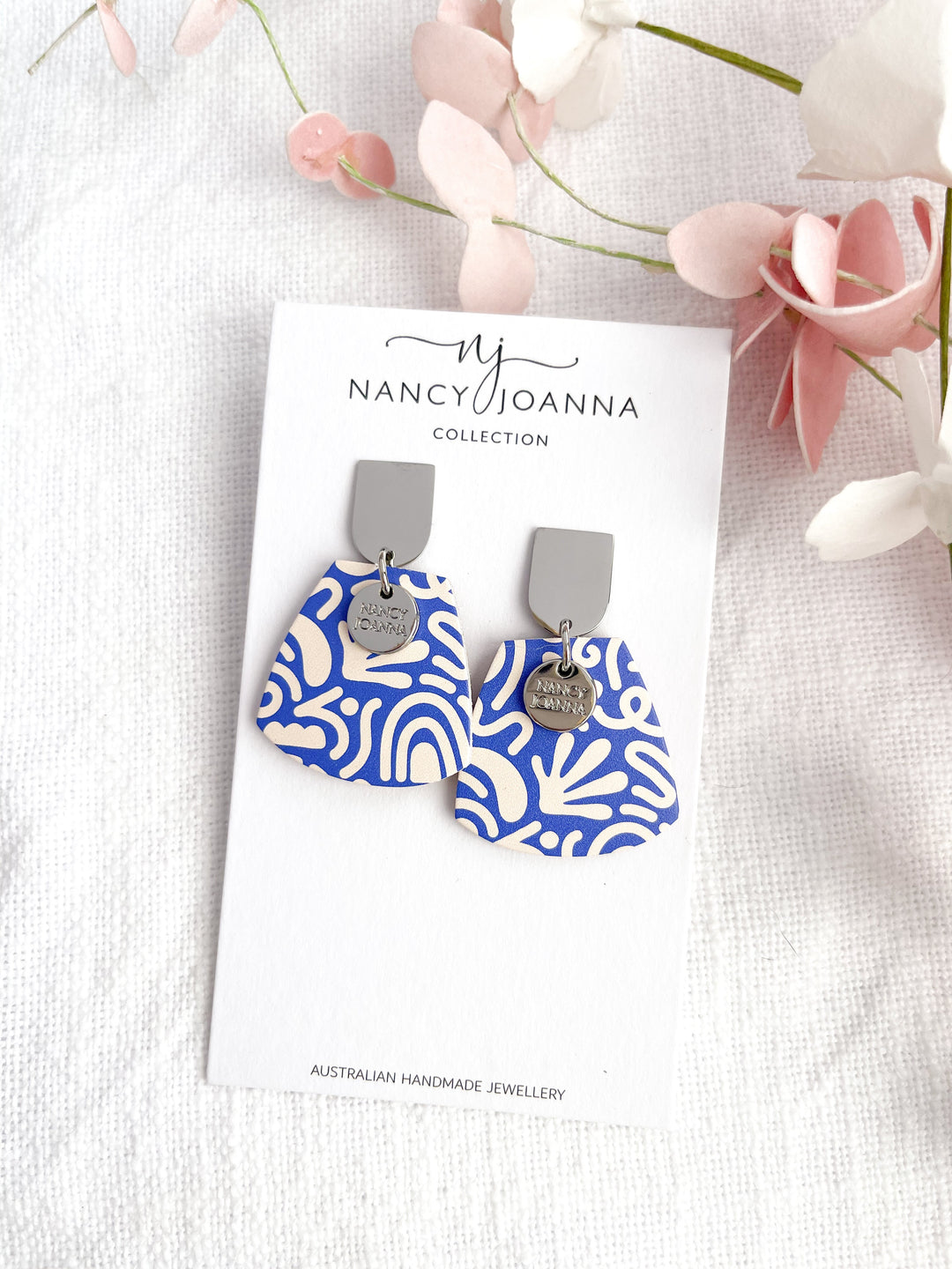 Coastal Waves Half Drops Nancy Joanna