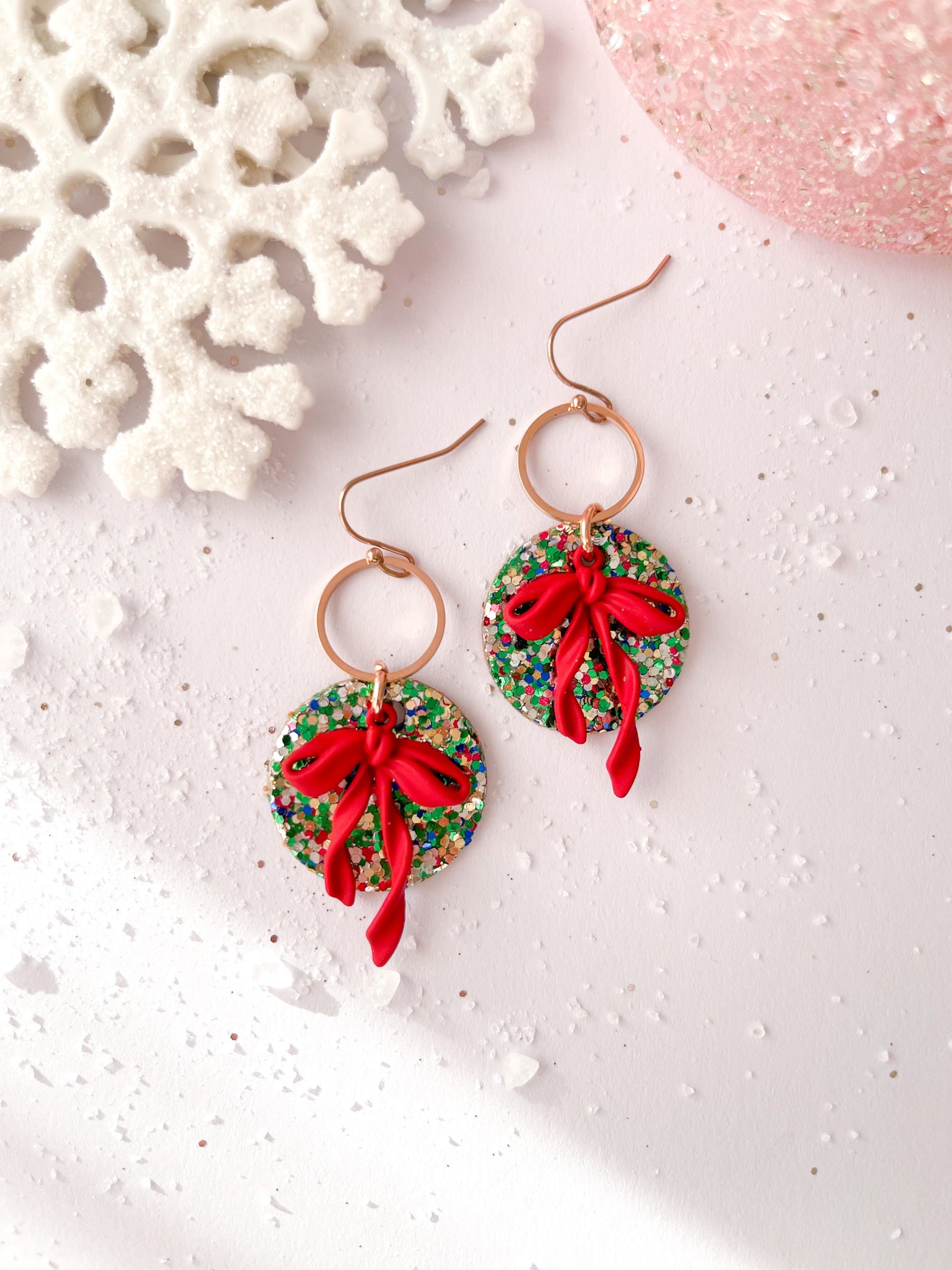 Green Wrapped With Love This Christmas Round Drops Nancy Joanna