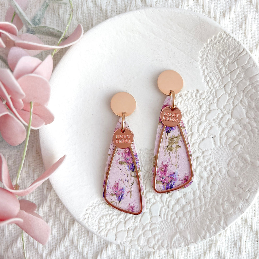 Lovely Lavender Side Drops Nancy Joanna