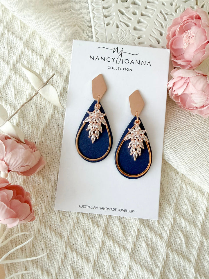 Mini Sapphire Kiss Luxe Teardrops Nancy Joanna
