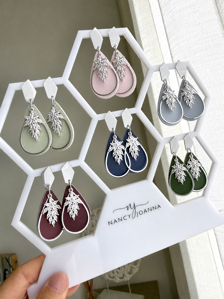Mini Sapphire Kiss Luxe Teardrops Nancy Joanna