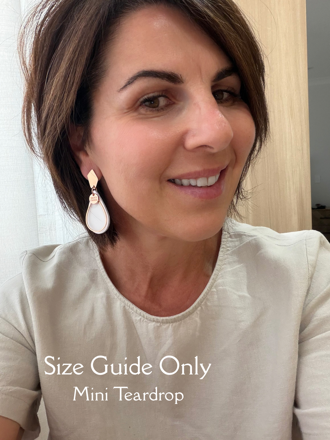 Mini Pink Latte Teardrops Nancy Joanna