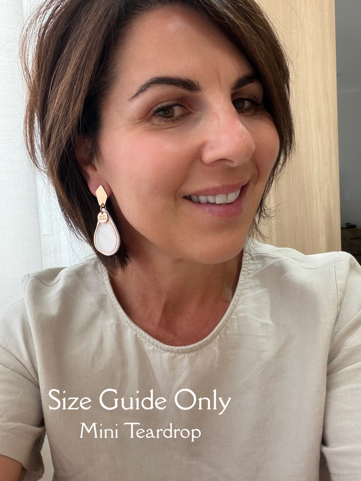 Mini Pink Latte Teardrops Nancy Joanna