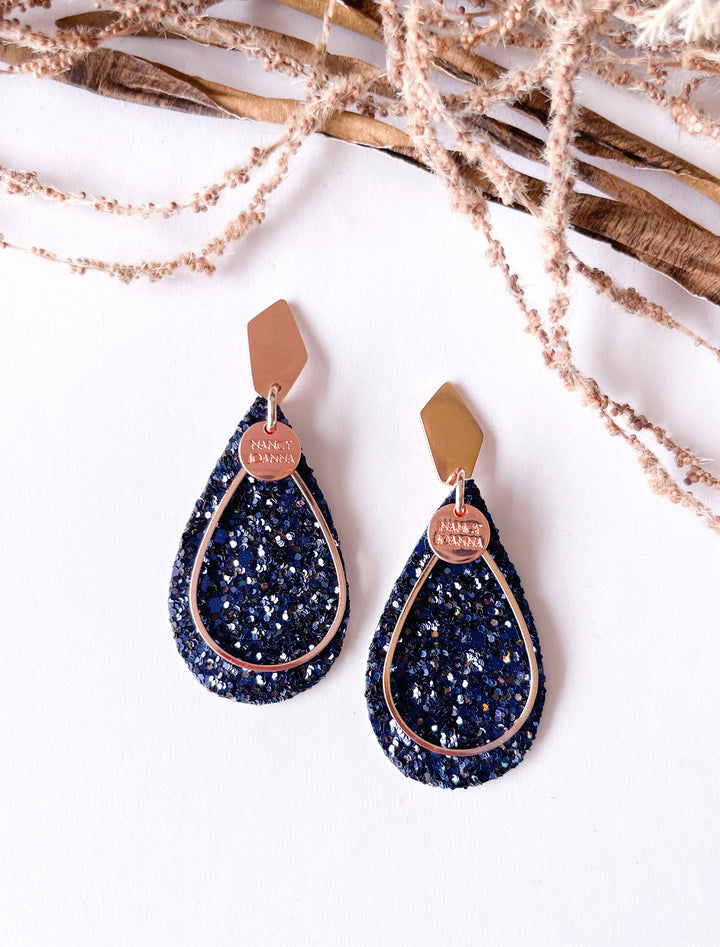 Sapphire Sparkle Teardrops Nancy Joanna