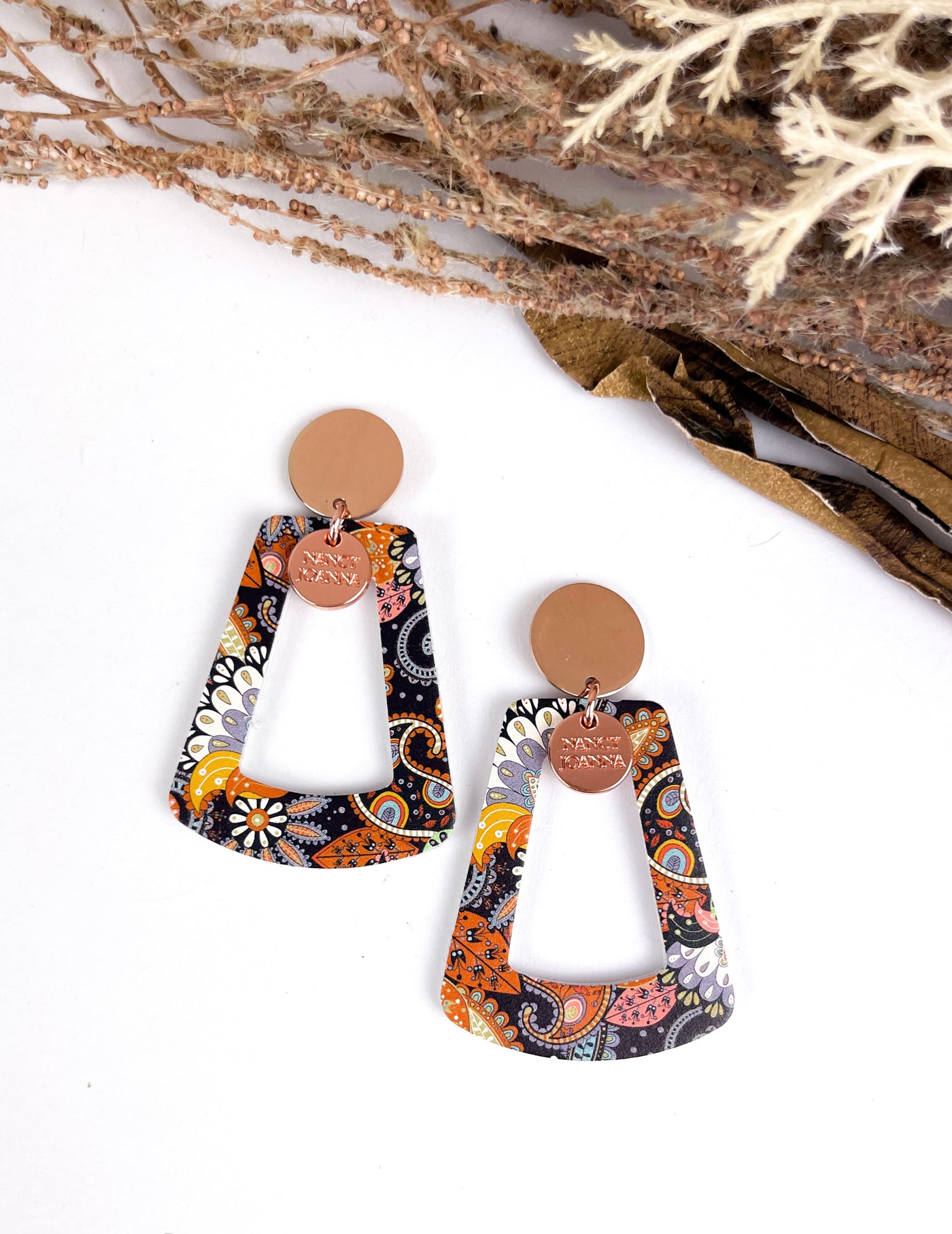 Paisley Perfection Spencer Drops Nancy Joanna