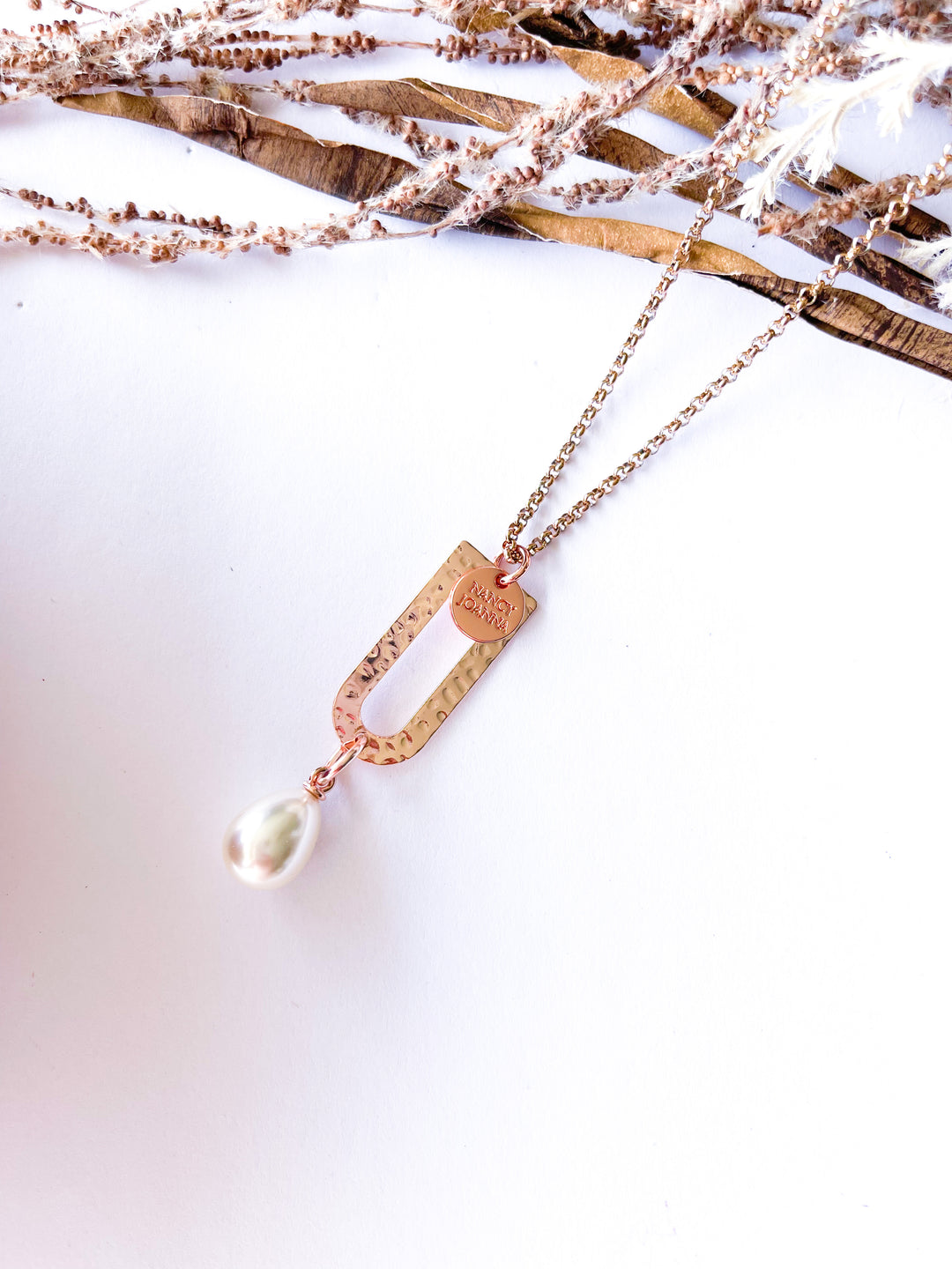 Pearl Drop Pendant Nancy Joanna