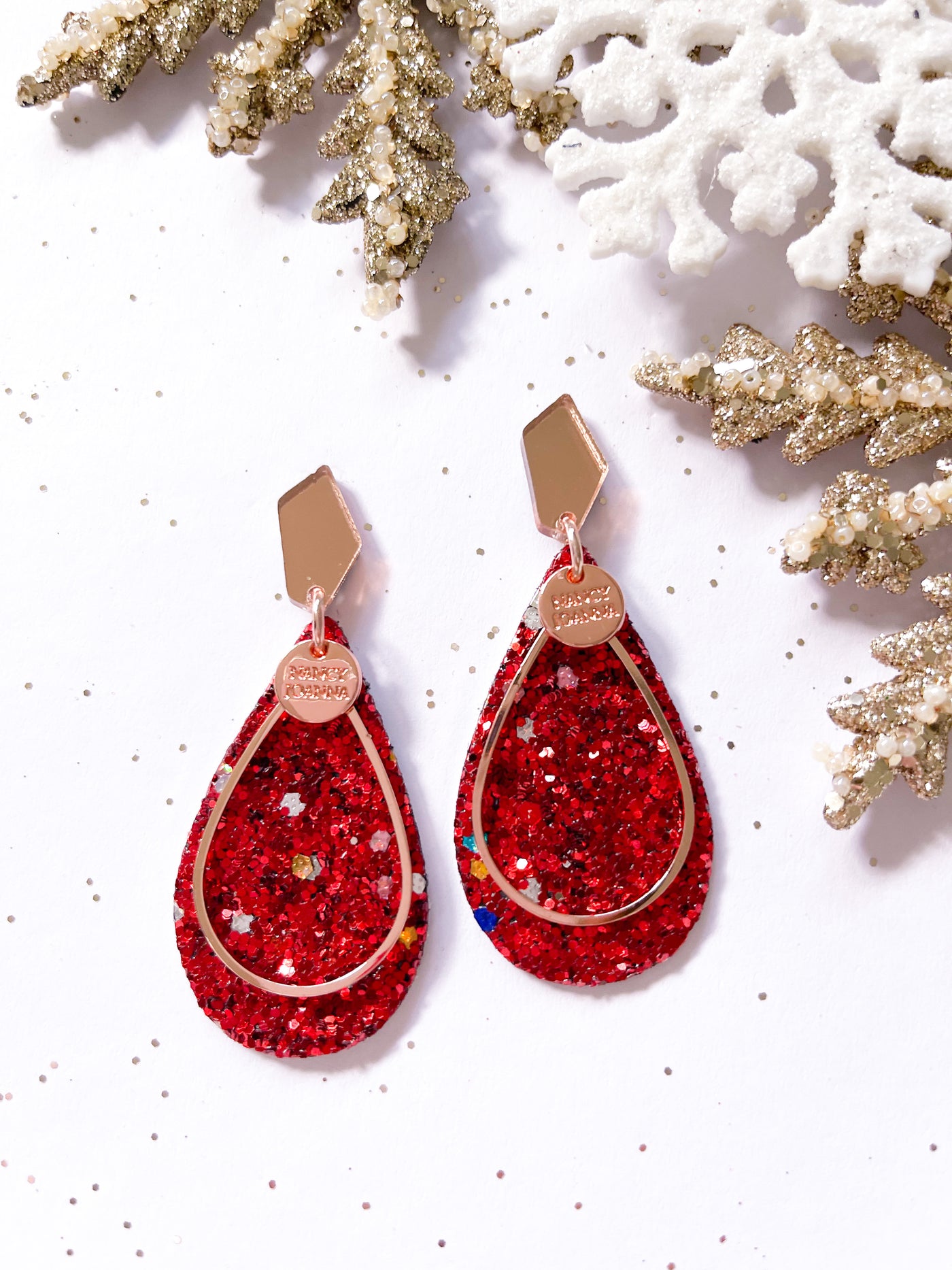 Rudolph Red Teardrops Nancy Joanna
