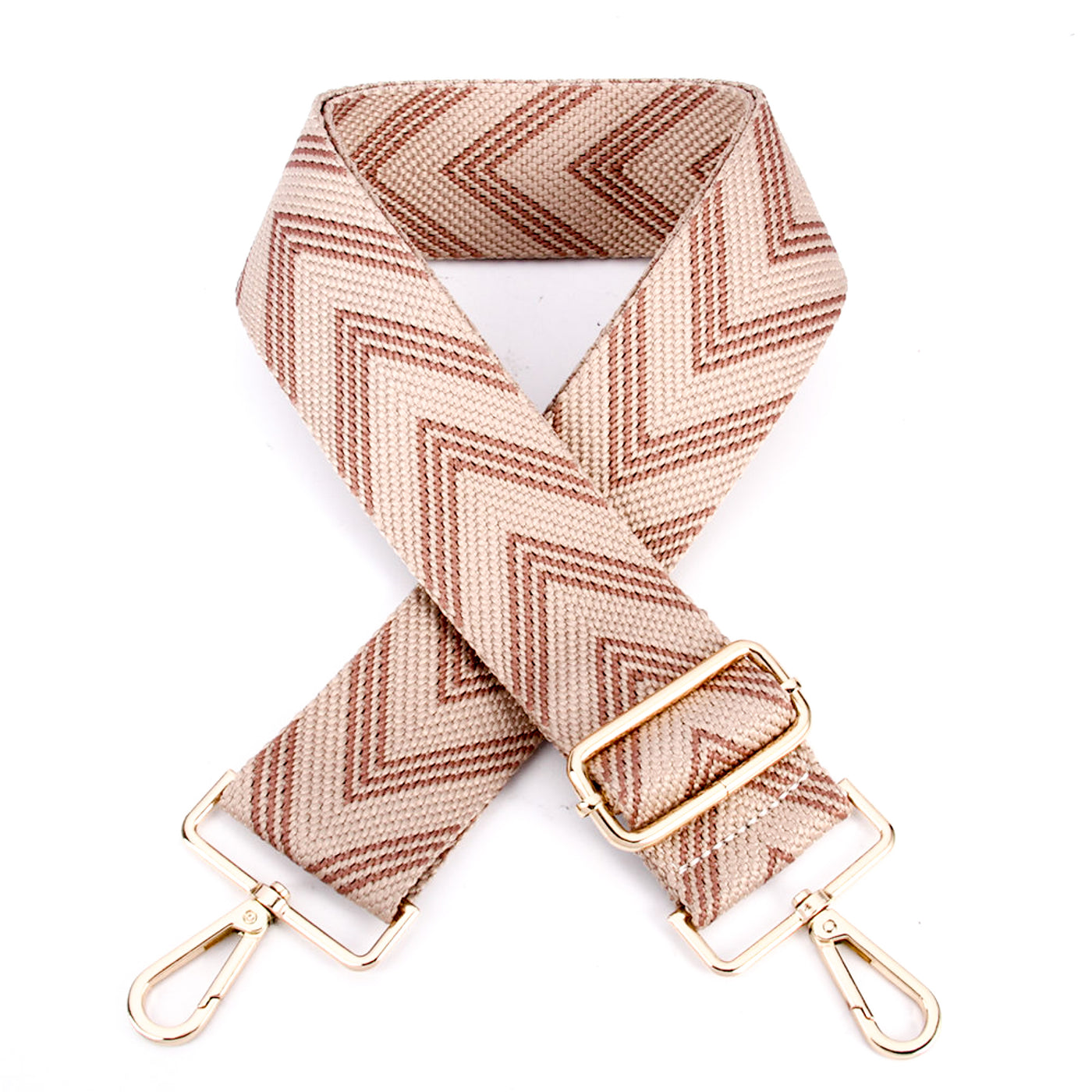 DARK & CREAM BROWN CROSSBODY STRAP Nancy Joanna
